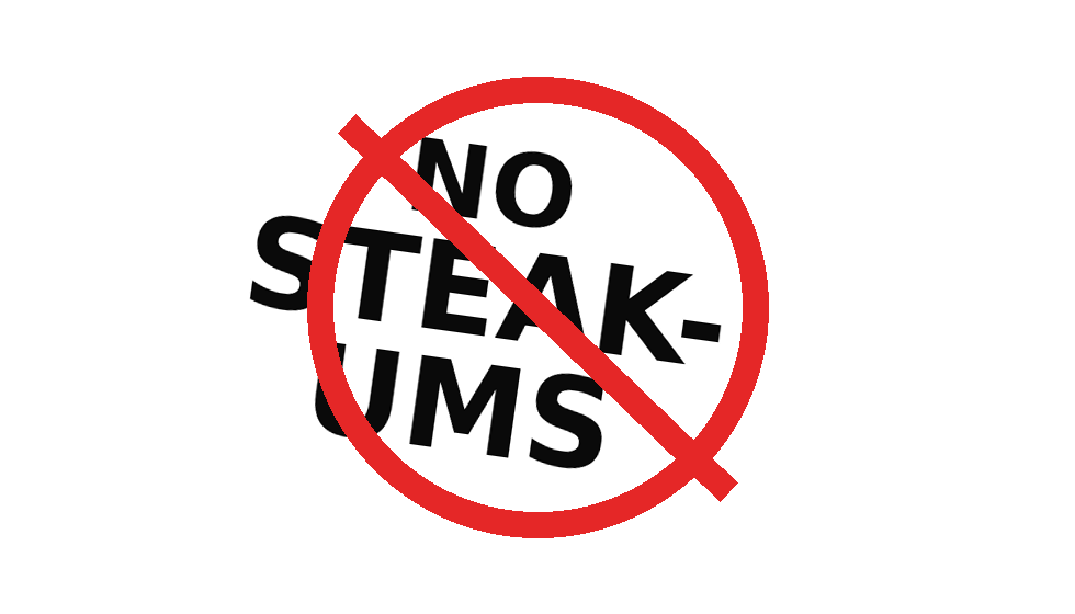 No Steak-umms badge